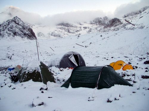 Sniegas, Atsargos, Bazinė Stovykla, Aconcagua, Ekspedicija, Andes, Argentina