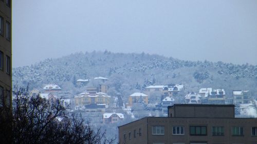 Sniegas, Kalnas, Žiema, Budapest
