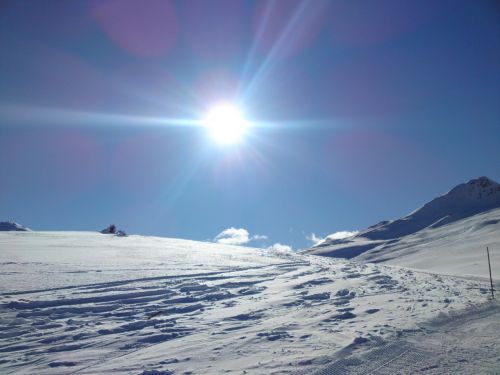 Sniego Kraštovaizdis, Žiema, Kalnai, Graubünden, Sniegas, Šveicarija