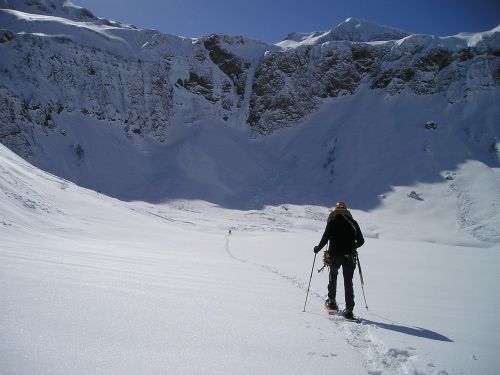 Sniego Batai, Žygiai, Sniegas, Snowshoeing, Alpinizmas, Bergsport, Alpių, Kalnai, Šaltas, Allgäu