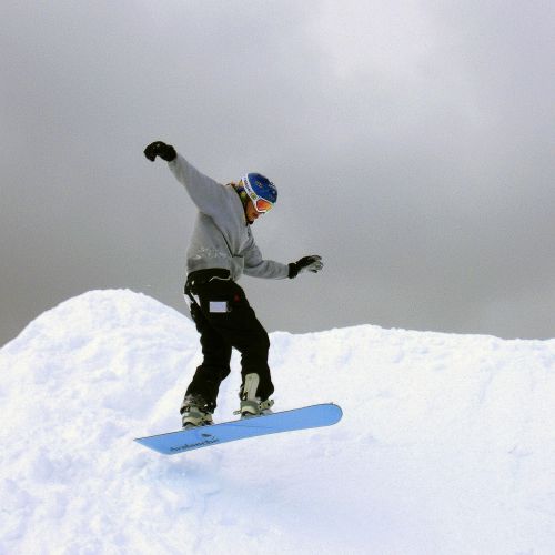 Snieglentininkas, Žiema, Lauko Veikla, Mt Timothy, Britų Kolumbija, Kanada, Sniegas