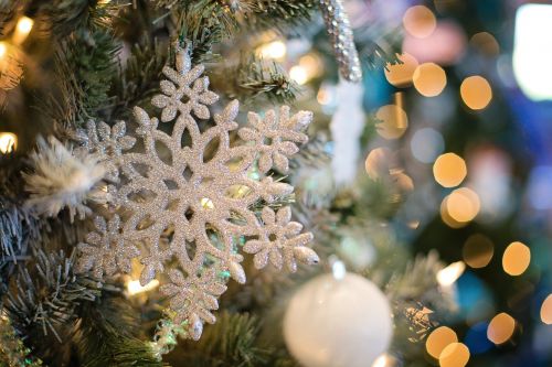 Snaigė, Ornamentas, Kalėdinis Ornamentas, Medis, Gruodžio Mėn ., Kalėdos, Šventė, X-Mas, Žiema
