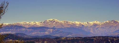 Snieginiai Kalnai, Puigmalas, Kraštovaizdis, Aukšti Kalnai, Puigmalas, Cordillera, Gamta, Dangus