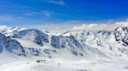 Solda, Sudtirol, Sudtyrol, Slidinėjimo Kurortas, Slidinėjimo Trasos, Slidinėjimo Trasa, Žiemos Alpės, Žiemos Kalnas, Žiemos Sportas, Sniego Šventes, Italy