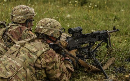Kareivis, M240B Pistoletas, Lmg, Operatorius