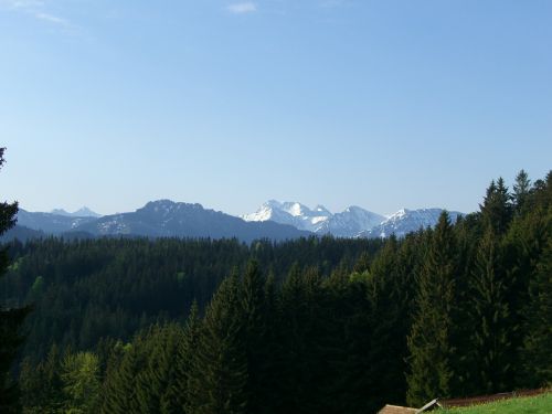 Sorg Schrofen, Alpių Panorama, Allgäu, Tolimas Vaizdas, Panoramos Takas, Oy Mittelberg
