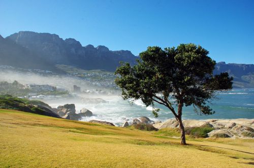 Pietų Afrika, Kalnas, Pajūryje, Apleistas Paplūdimys, Laukinė Pakrantė, Bangos