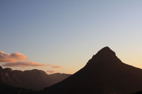 Pietų Afrika, Cape Town, Stalo Kalnas, Dangus, Rokas, Kelionė, Panorama, Saulėlydis