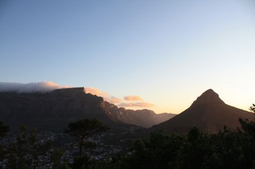 Pietų Afrika, Cape Town, Stalo Kalnas, Dangus, Rokas, Kelionė, Panorama, Saulėlydis