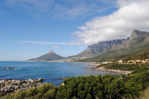 Pietų Afrika, Cape Town, Kranto, Stalo Kalnas, Papludimys, Lionshead, Panorama
