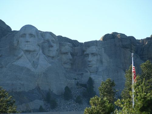 Pietinė Dakota, Abraham Lincoln, Rašmoro Kalnas, Jungtinės Valstijos, Kalnas, Paminklas, Paminklas, George Washington Präsidentenköpfe, Prezidentas, Akmenų Galvutės