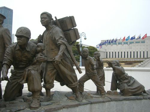 Pietų Korėja, Seulas, Korėja, Paminklas, Paminklas, Karas
