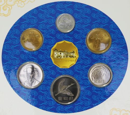 Pietų Korėjos Monetos, Mėtų Rinkiniai, Moneta, Pietų Korėjos Valiuta