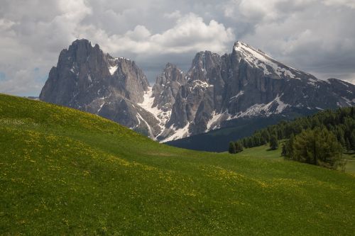 South Tyrol, Stover Alm, Kalnai, Panorama