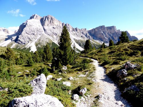 South Tyrol, Žygiai, Kalnai, Alpių, Panorama