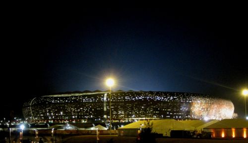 Futbolas,  Stadionas,  Pastatas,  Šiuolaikiška,  Nakties & Nbsp,  Laikas,  Lango & Nbsp,  Žiburiai,  Dideli & Nbsp,  Žiburiai,  Švyti & Nbsp,  Žibintai,  Žemiškas & Nbsp,  Spalvas,  Pasaulio Futbolo Taurė & Nbsp,  Vieta & Nbsp,  2010,  Soweto Futbolo Stadionas