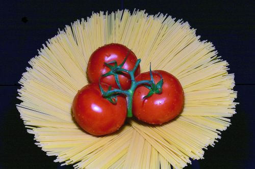 Spagečiai, Pomidorai, Maistas