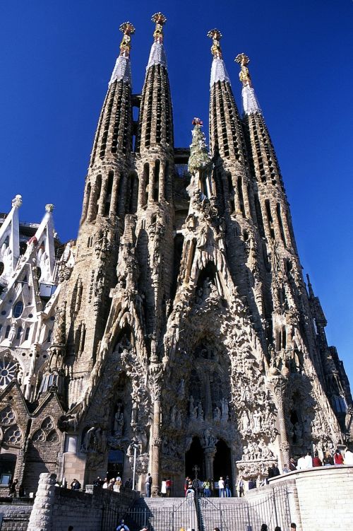 Ispanija, Barcelona, Šventosios Šventyklos Šventykla, Paminklas, Istorija, Ar, Architektūra, Pastatas, Katedra