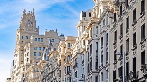 Ispanija, Madride, Pastatas, Architektūra, Istorinis
