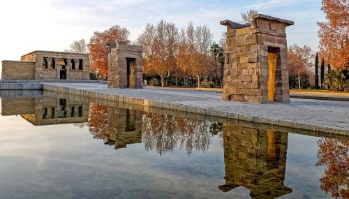 Ispanija, Madride, Šventykla, Debod, Amon, Paminklas