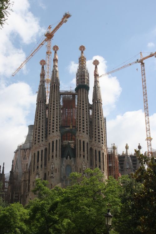 Ispanija, Barcelona, Katedra, Sagrada Familia, Architektūra, Lankytinos Vietos, Gaudí