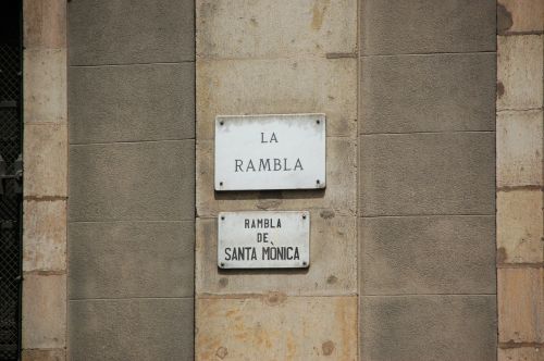 Ispanija, Barcelona, La Rambla