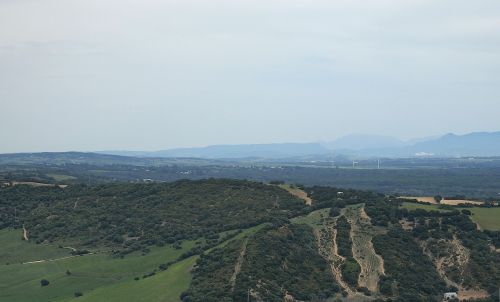 Ispanija, Kraštovaizdis, Antena, Vaizdas, Laukai, Medžiai, Kalnai