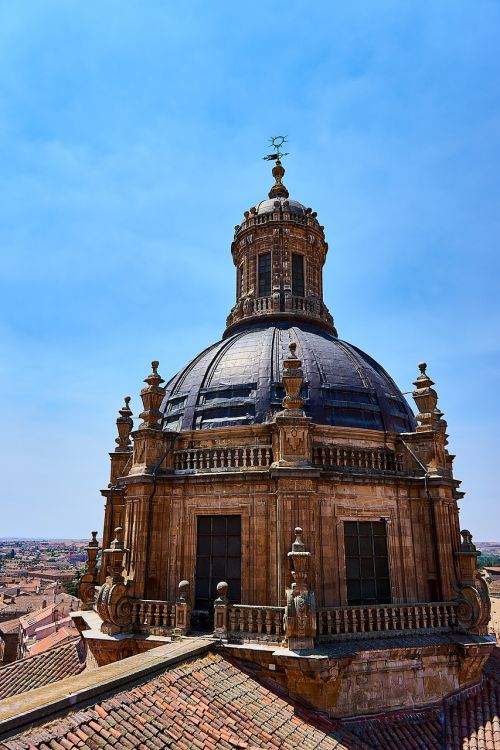 Ispanija, Salamanca, Istoriškai, Popiežiaus Universitetas, Pastatas, Architektūra, Dom