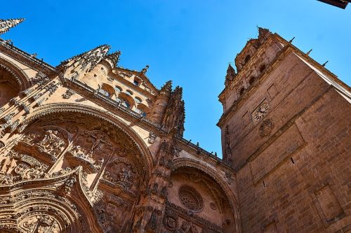 Ispanija, Salamanca, Istoriškai, Pastatas, Architektūra, Katedra, Bažnyčia, Bazilika, Garbinimo Namai, Katalikų, Religija