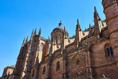 Ispanija, Salamanca, Istoriškai, Pastatas, Architektūra, Katedra, Bažnyčia, Bazilika, Garbinimo Namai, Katalikų, Religija