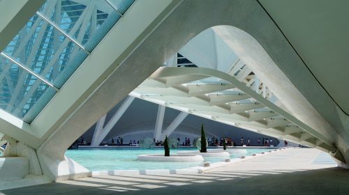 Ispanija, Mokslo Miestas, Stiklas, Betonas, Metalas, Moderni Architektūra, Inžinerija, Valensija