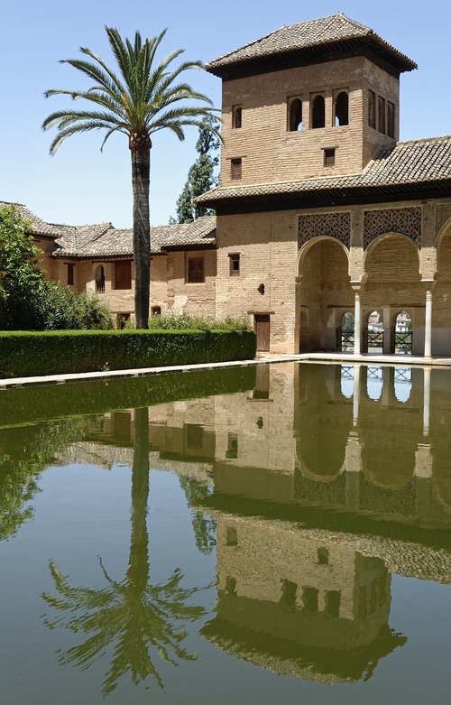 Ispanija,  Andalūzija,  Granada,  Alhambra,  Architektūra,  Rūmai,  Paminklas,  Kelionė