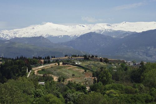 Ispanija, Sierra Nevada, Kraštovaizdis, Kalnai, Sniego Uždanga, Andalūzija
