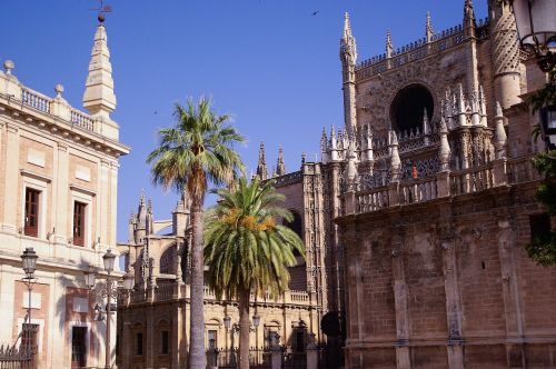 Ispanija, Andalūzija, Sevilija, Katedra, Gotika