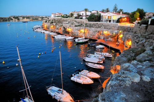 Ispanija, Balearų Salos, Viduržemio Jūros, Menorka, Tai Castell