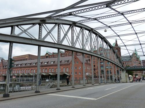 Speicherstadt, Hamburgas, Plyta, Pastatas, Istoriškai, Kanalas, Tiltas, Unesco, Pasaulinis Paveldas