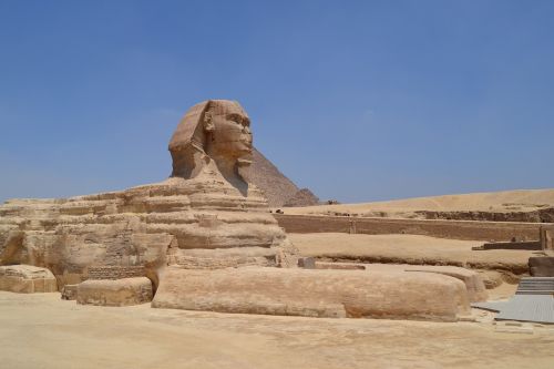Sfinksas, Kairas, Egiptas, Dykuma, Afrika, Giza, Piramidė, Faraonas