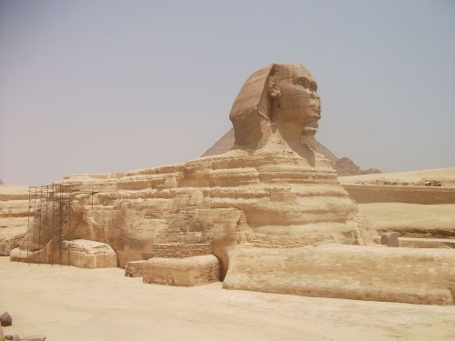 Sfinksas, Piramidė, Egiptas, Giza, Senovės Egiptas, Sahara, Turistų Atrakcijos, Faraonų Senovės Paslaptys, Priešistoriniai Paminklai