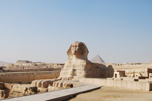 Sfinksas, Giza, Egiptas, Statula, Paminklas, Piramidės, Smiltainis, Egyptian, Istorinis, Turistų Atrakcijos