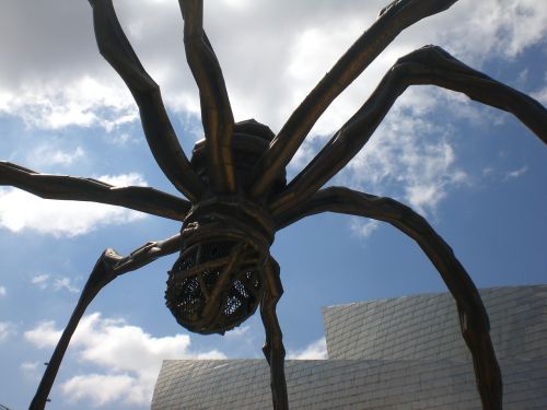 Milžiniškas Voras, Vabzdys, Skulptūra, Luiza Buržuazinė, Guggenheimo Muziejus, Bilbao