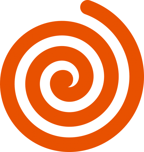 Spiralė, Geometrija, Ratas, Curl, Oranžinė, Nemokama Vektorinė Grafika