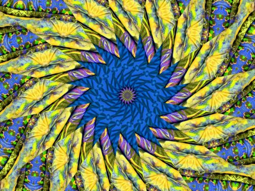 Fonas,  Tapetai,  Kaleidoskopas,  Spiralė,  Apvalus,  Spinduliai,  Mėlynas,  Geltona,  Violetinė,  Spiralės Kaleidoskopo Fonas