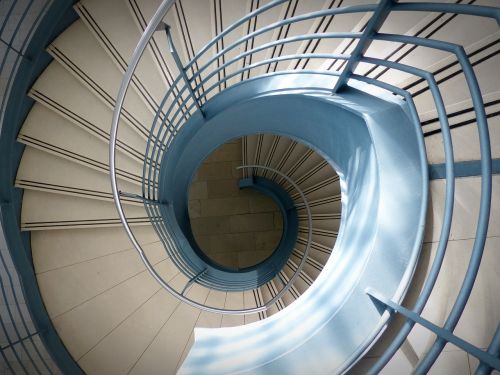 Spiraliniai Laiptai, Laiptų Skylė, Palaipsniui, Turėklai, Laiptai, Architektūra, Laiptų Žingsnis, Spiralė