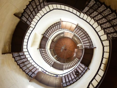 Spiraliniai Laiptai, Pilis, Laiptai, Laiptinė, Spiralė, Žemyn, Architektūra, Medžioklės Namai Granitz