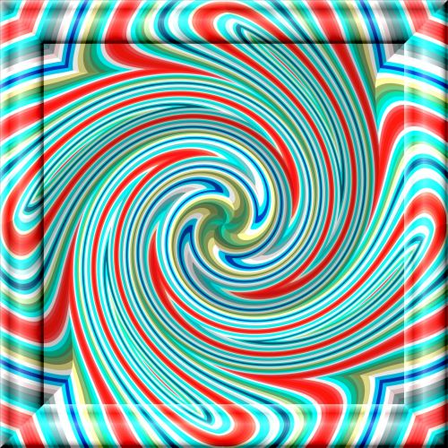 Rėmas,  Spiralė,  Kaleidoskopas,  3D,  Stiklas,  Poveikis,  Filtras,  Spiralinis Kaleidoskopas