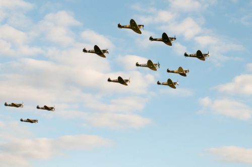 Spitfires, Flypast, Oro Šou, Ženklas Orlaivis