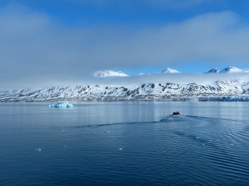 Spitsbergenas, Zodiako, Arktinė, Vis Dar, Vienišas, Šviesa, Ledas