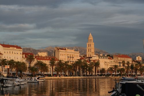 Padalinti,  Kroatija,  Uosto,  Jūra,  Vandenynas,  Golden Valandą,  Miestas