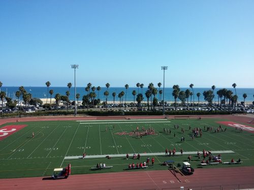 Sportas, Amerikietiškas Futbolas, Laukas, Papludimys, Santa Barbara