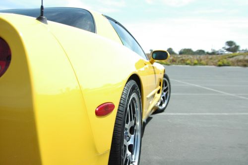 Sportinė Mašina, Corvette, Automobilis, Z06, Geltonas Automobilis